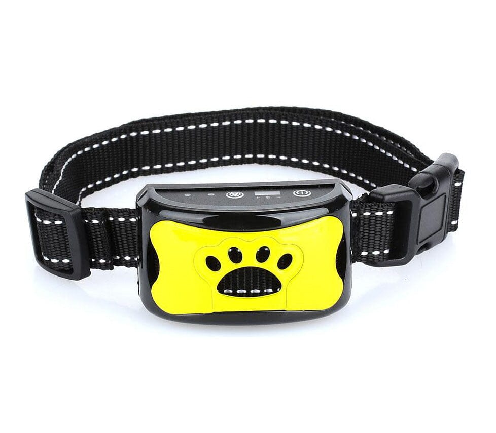 Anti-Bark Dog Collar Pet Reboo Store Yellow