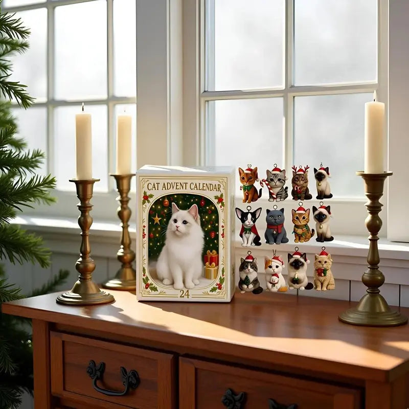 Purrmas™ - Holiday Advent Calendar with 24 Festive Cats