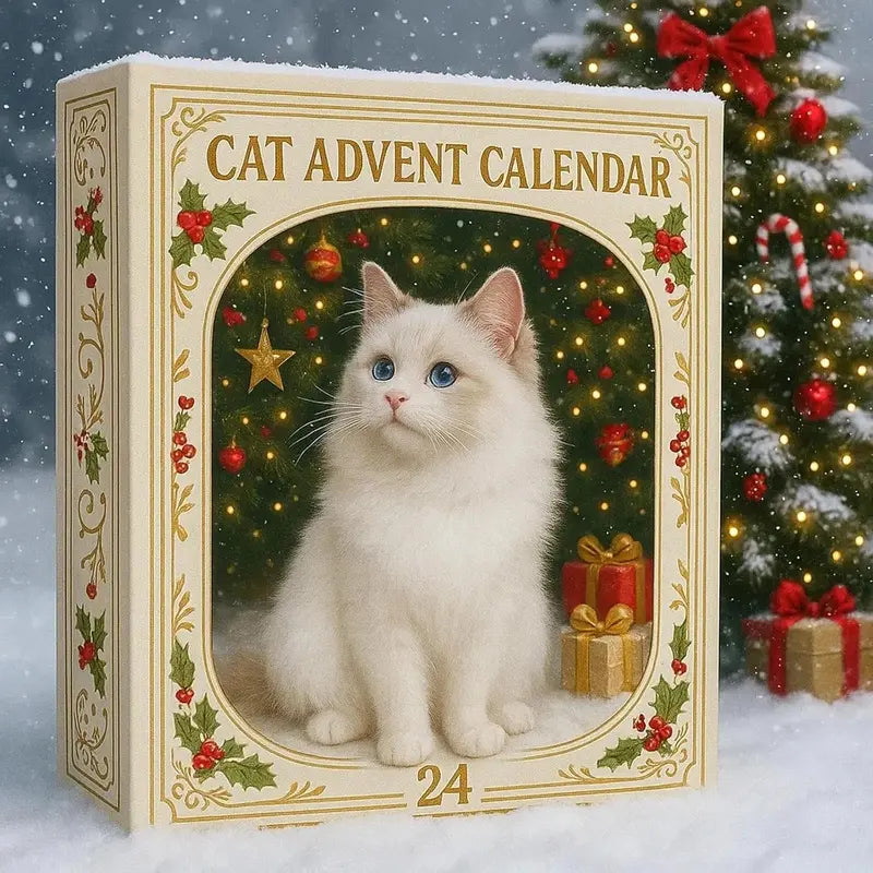 Purrmas™ - Holiday Advent Calendar with 24 Festive Cats