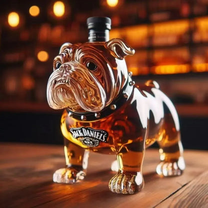 Grappige Bulldog Decanter Set – Leuk voor Hondenbaasjes