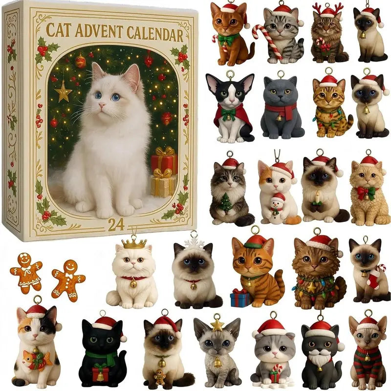 Purrmas™ - Holiday Advent Calendar with 24 Festive Cats