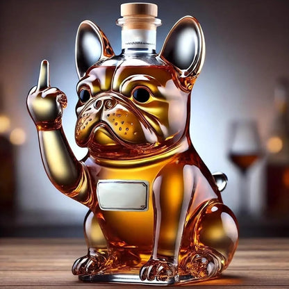 Grappige Bulldog Decanter Set – Leuk voor Hondenbaasjes